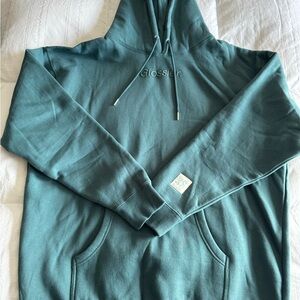 Glossier Teal Hoodie